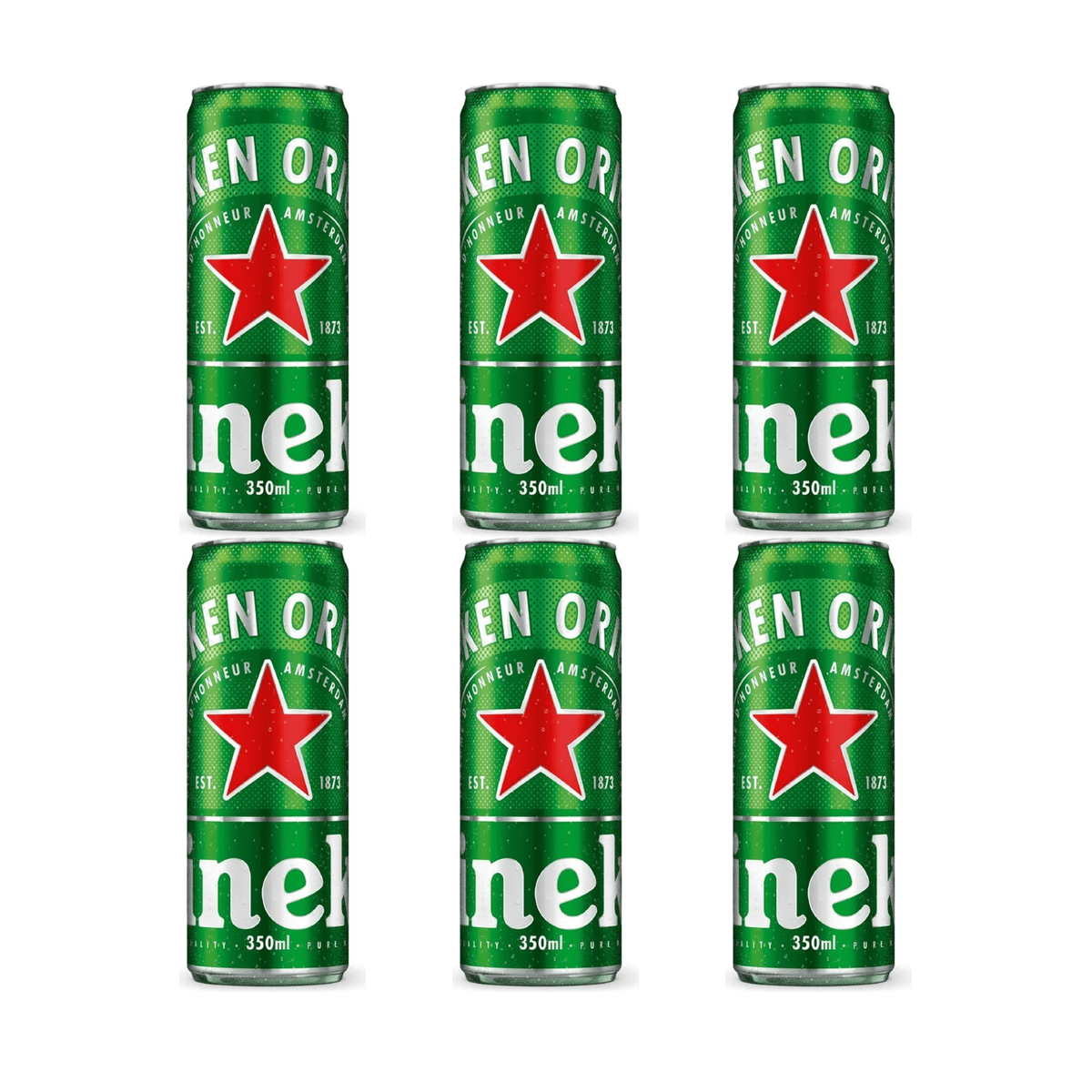 Pack Heineken Lata 350ml com 6 unidades