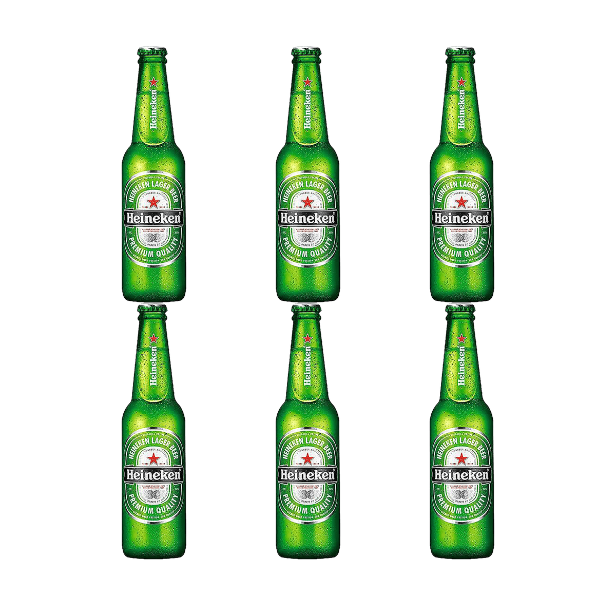 Pack Heineken Long Neck 330ml com 6 unidades